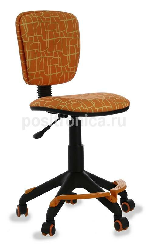 Кресло детское Бюрократ CH-204-F, обивка: ткань, цвет: оранжевый