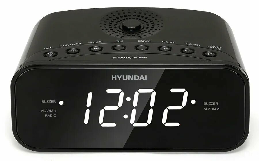 Радиобудильник Hyundai Black/White (H-RCL221)