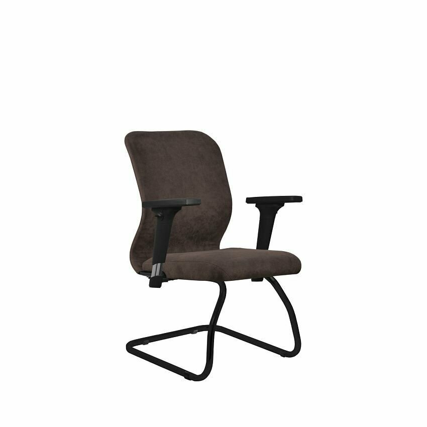 Компьютерное офисное кресло mетта SU-Мr-4/ подл. 200/осн. 008, Темно-коричневое - фотография № 1