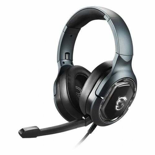 Гарнитура игровая MSI GH50, для компьютера, накладные, черный [s37-0400020-sv1] - фото №1