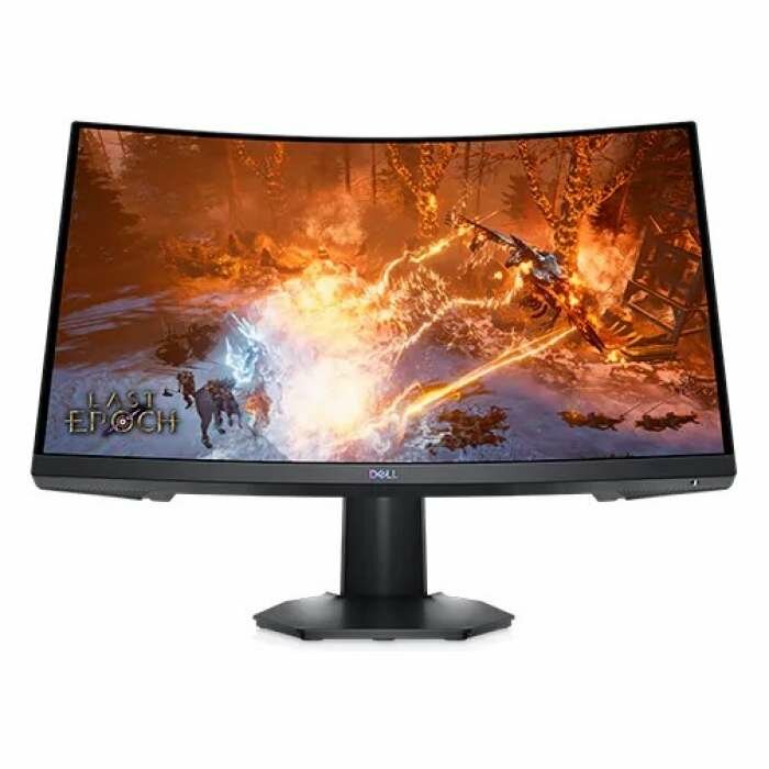 Монитор Dell Display 23.6" S2422HG (1920 x 1080) 165 Hz CURVED,LED,IPS,VA,16:9,3000:1,1ms,2 x HDMI 1.4, DisplayPort, 1.2, Headphone-out,AMD FreeSync Premium, VESA compatible,Height adjustment up to 100 mm, Curved 1500R,3y ( 2422-4888,дисплей ЖК, LCD, Full