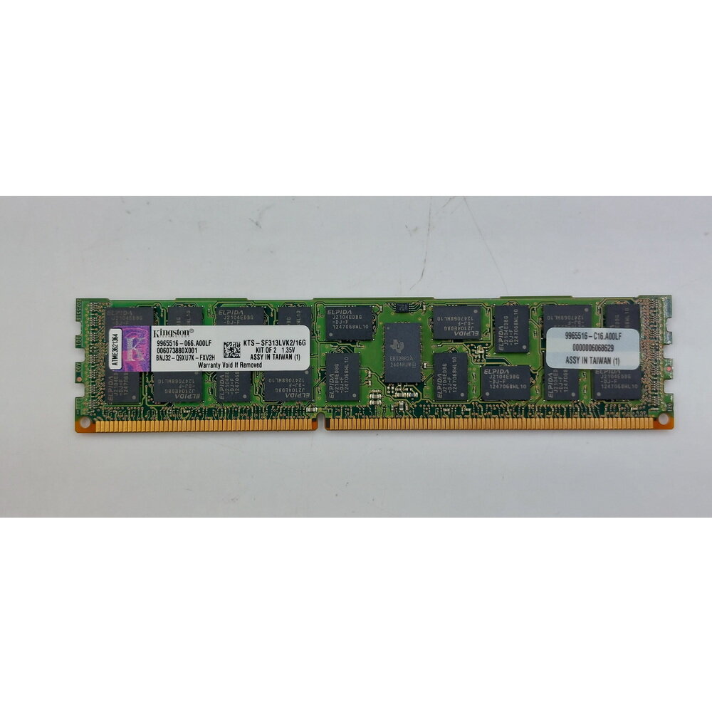 Модуль памяти KTS-SF313LVK2/16G, 9965516-C16. A00LF, Kingston, DDR3, 16Gb, 12800R