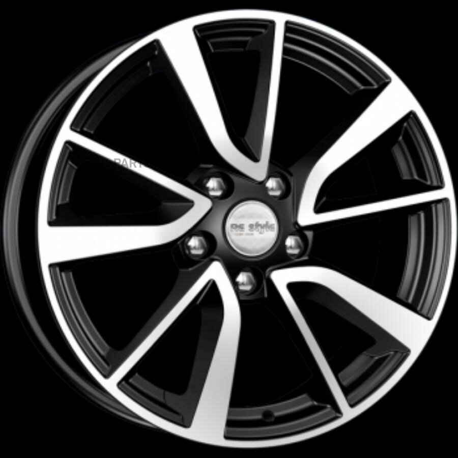 кик zv octavia kc699 17 / 7.0j pcd 5x112.00 et 49.00 цо 57.10 литой / черный с полированной лицевой поверхностью