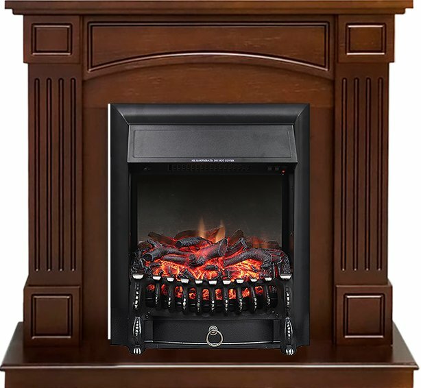 Камин Royal Flame Boston Темный дуб 925см с Fobos FX Black