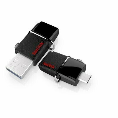 Флеш-память USB 3.0 micro USB 16 Гб SanDisk Ultra Dual Drive M3.0 (SDDD3-016G-G46) 615709