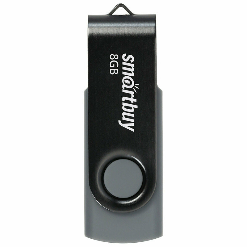 Память Smart Buy "Twist" 8GB, USB 2.0 Flash Drive, черный, 350469