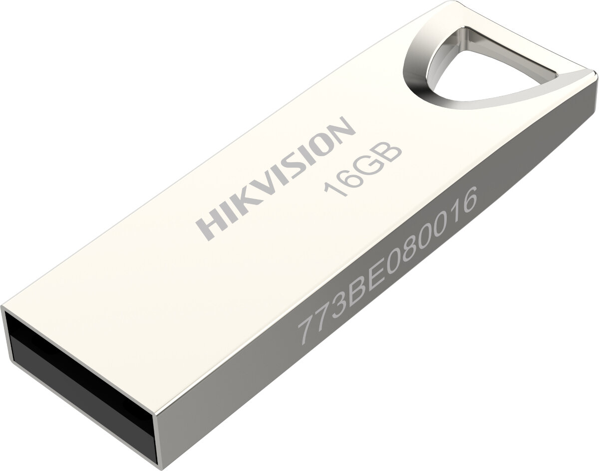 Флешка HIKVision HS-USB-M200(STD)/32G/EN 32Gb (HS-USB-M200(STD)/32G/EN), USB2.0, плоский металлический корпус