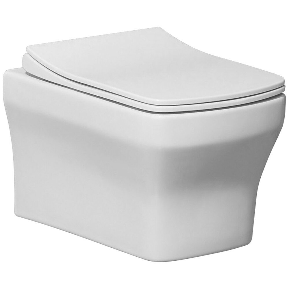 Унитаз подвесной CeramaLux 2102 безободковый