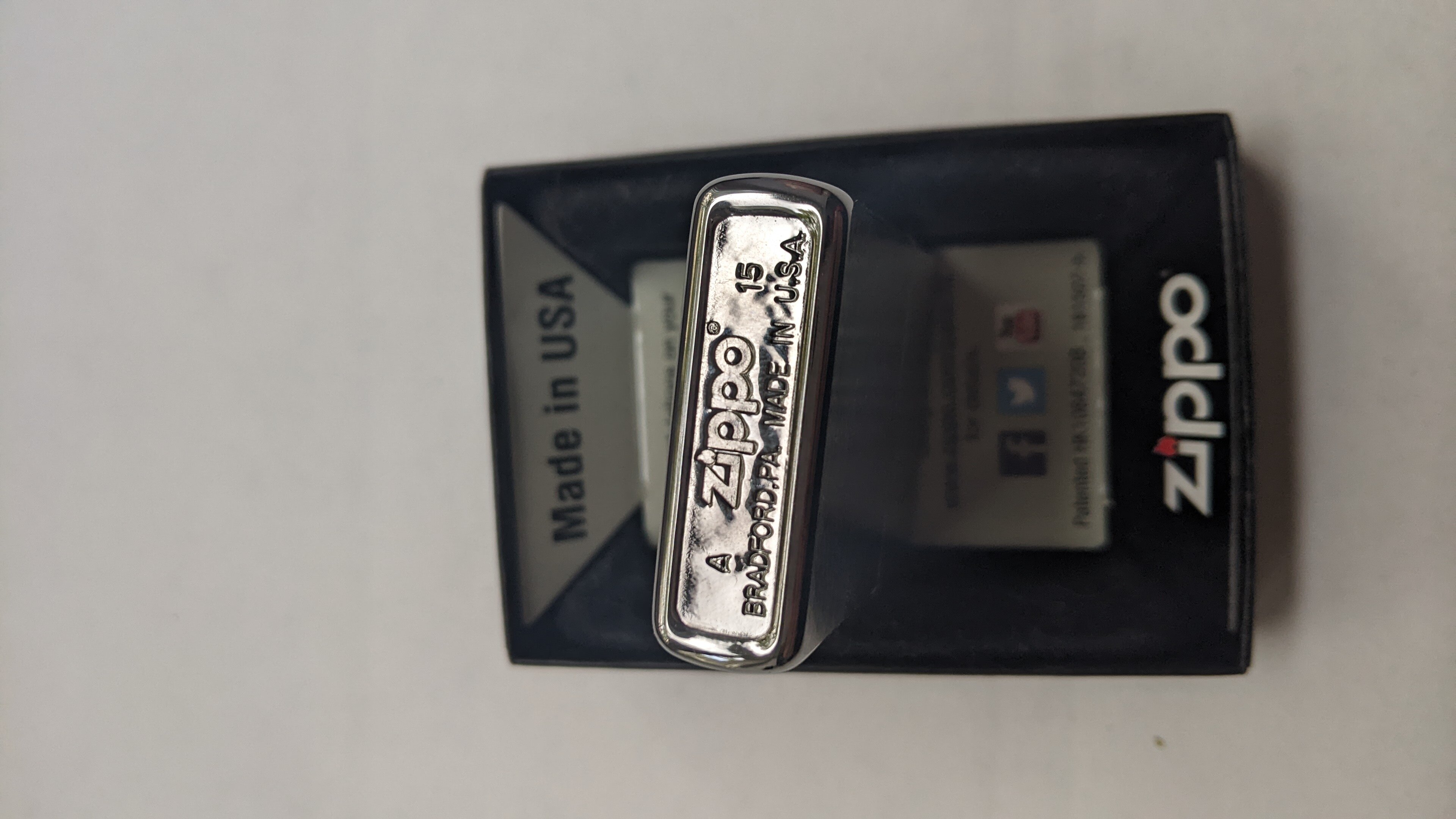 Zippo Зажигалка Brushed Chrome 200 Brushed Chrome Franc Muller - фотография № 3