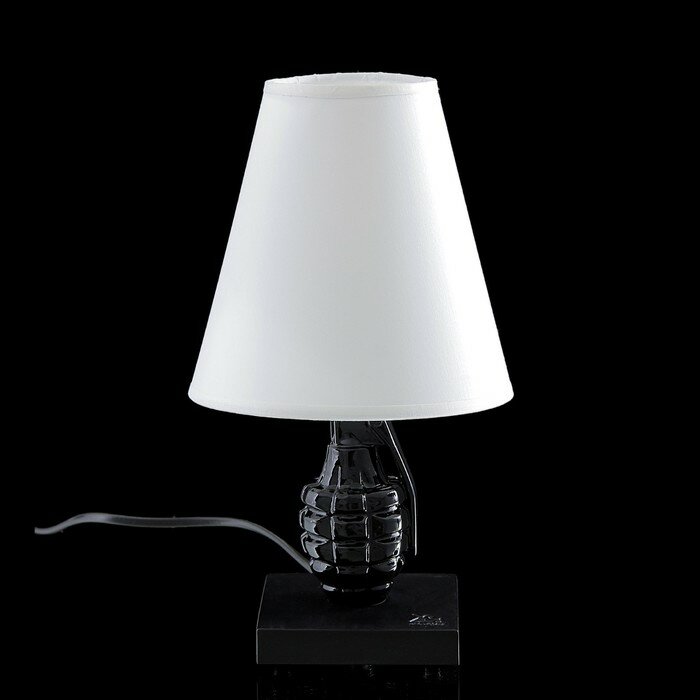 Antartidee Лампа настольная "Граната" черно-белая(микс) 22 × 30 × 22 см - фотография № 1
