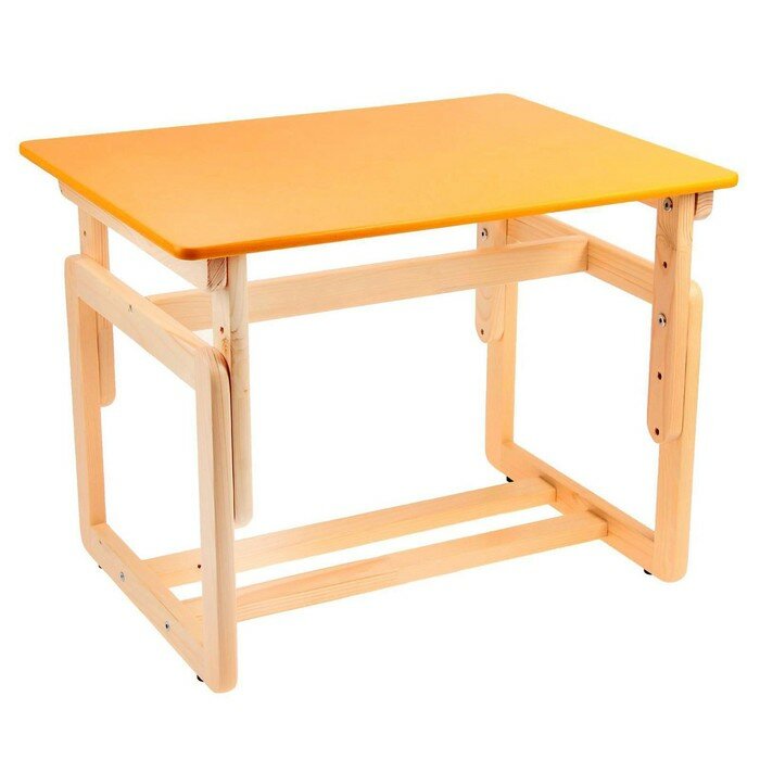 фото Стол детский регулируемый, цвет жёлтый