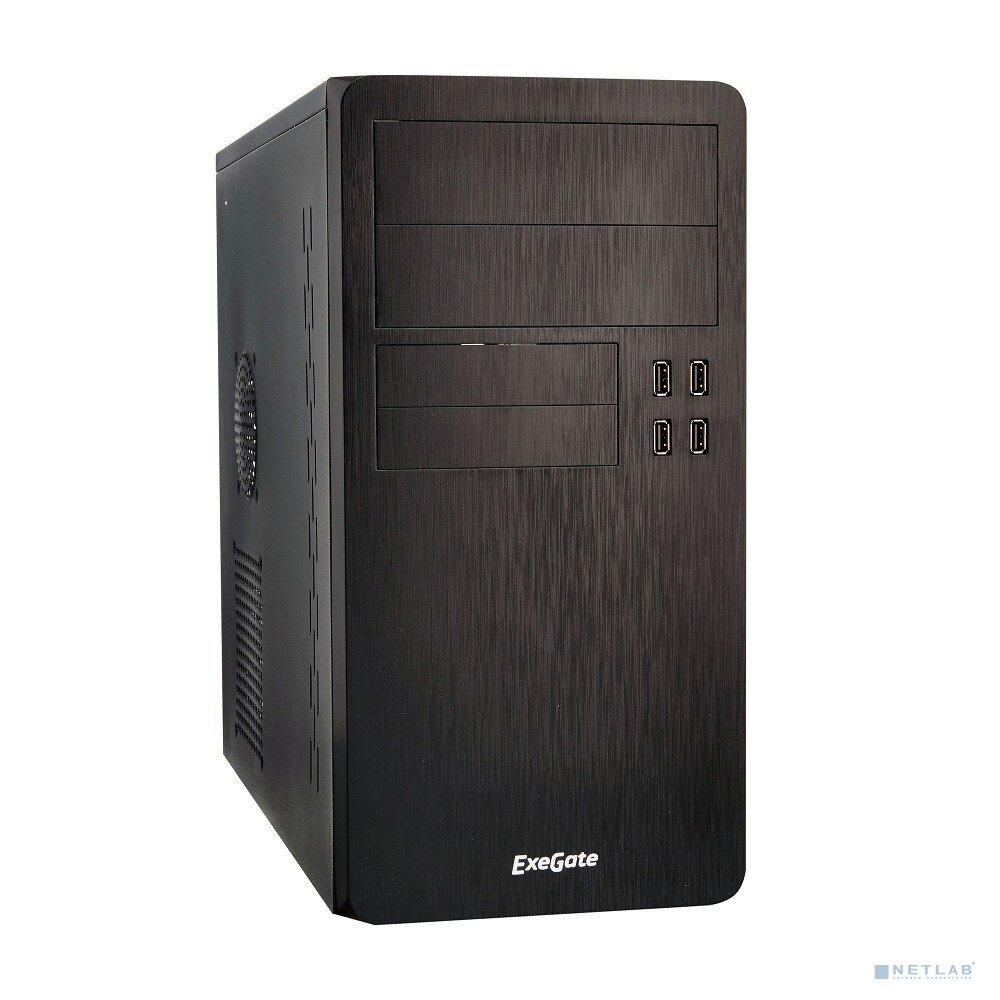 Корпус для компьютера Minitower ExeGate SP-415UP Black