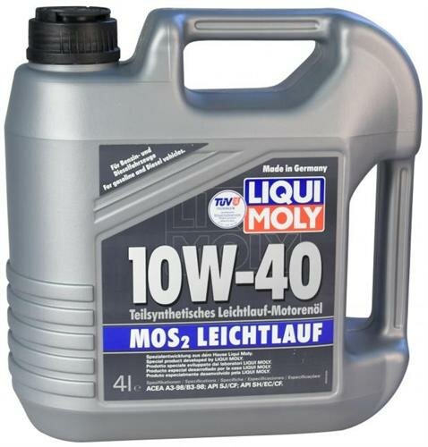 LIQUI MOLY 1917 1917 LiquiMoly П/с. мот.масло MoS2 Leichtlauf 10W-40 (4л)