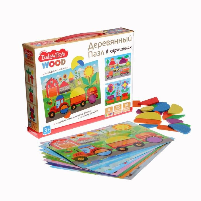 Десятое Королевство Пазл деревянный Baby Toys, 35 элементов