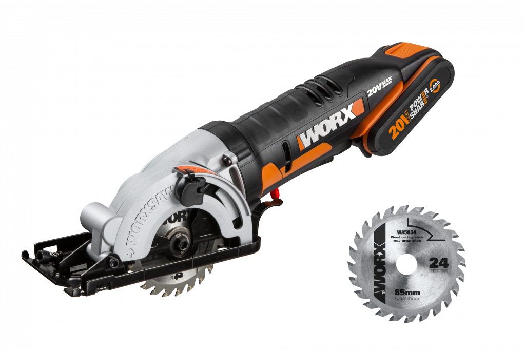 Пила дисковая аккумуляторная WORX SAW (WX527)