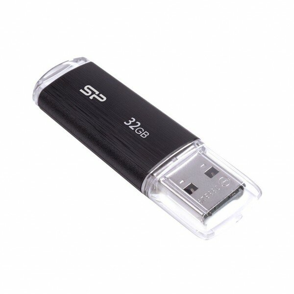 Флешка Silicon Power 32Gb Ultima U02 SP032GBUF2U02V1K USB2.0 черный SP032GBUF2U02V1K