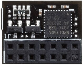 Контроллер ASUS TPM-SPI, Trusted Platform Module V2.0, черный