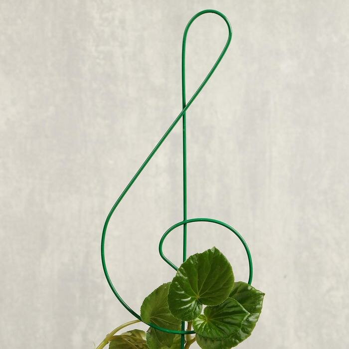 Шпалера, 47 × 11 × 0.3 см, металл, зелёная, «Скрипичный ключ» (5 шт) - фотография № 3