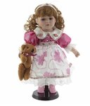 Фарфоровая кукла Remeco Collection Катенька, 35см - изображение