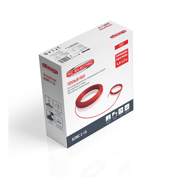 Кабель нагревательный AC ELECTRIC ACMC 2-18-400
