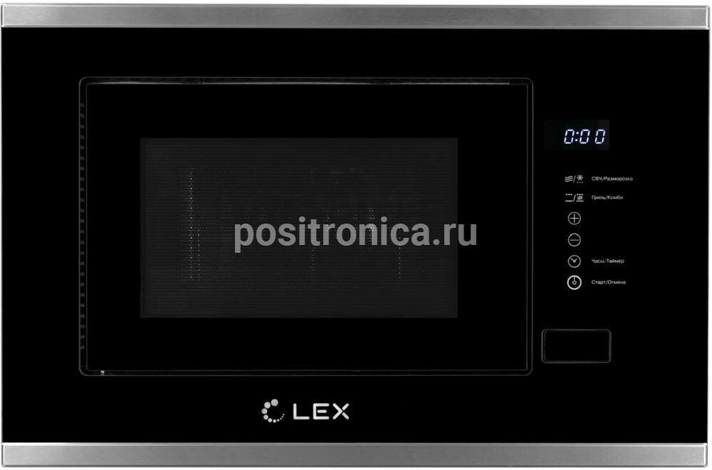 Встраиваемая микроволновая печь Lex Bimo 20.01 INOX нержавеющая сталь (chve000002)