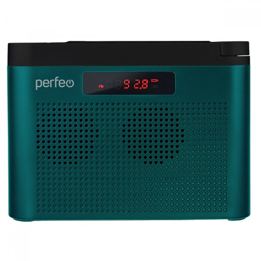 Perfeo радиоприемник цифровой тайга FM+ 66-108МГц MP3 встроенный аккум,USB морской синий I170BL PF C4942