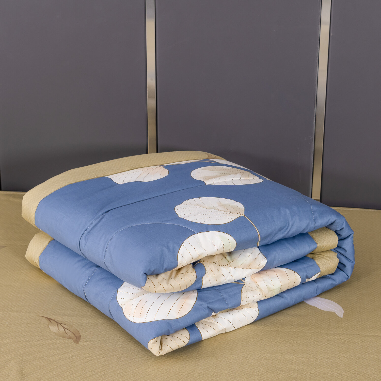 Комплект постельного белья Сатин с Одеялом (простынь на резинке) OBR098 - фотография № 9
