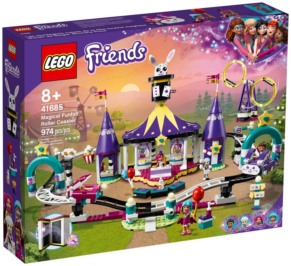 Конструктор Lego FRIENDS ''Американские горки на Волшебной ярмарке'' 41685