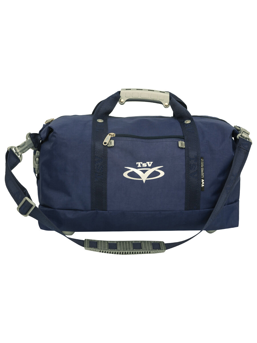 Спортивная сумка TsV Арт.553.32, Цвет синий/алюминий - фотография № 1