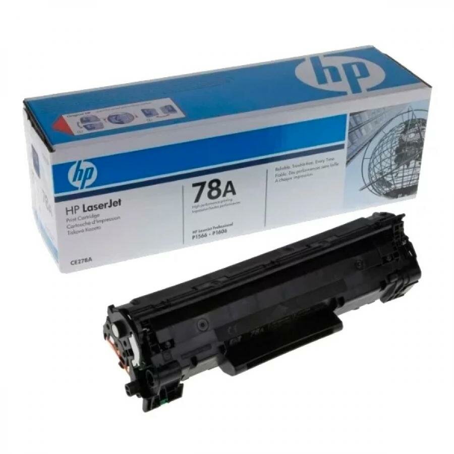 Картридж HP CE278A для HP LJ P1566/P1606w/M1536, черный