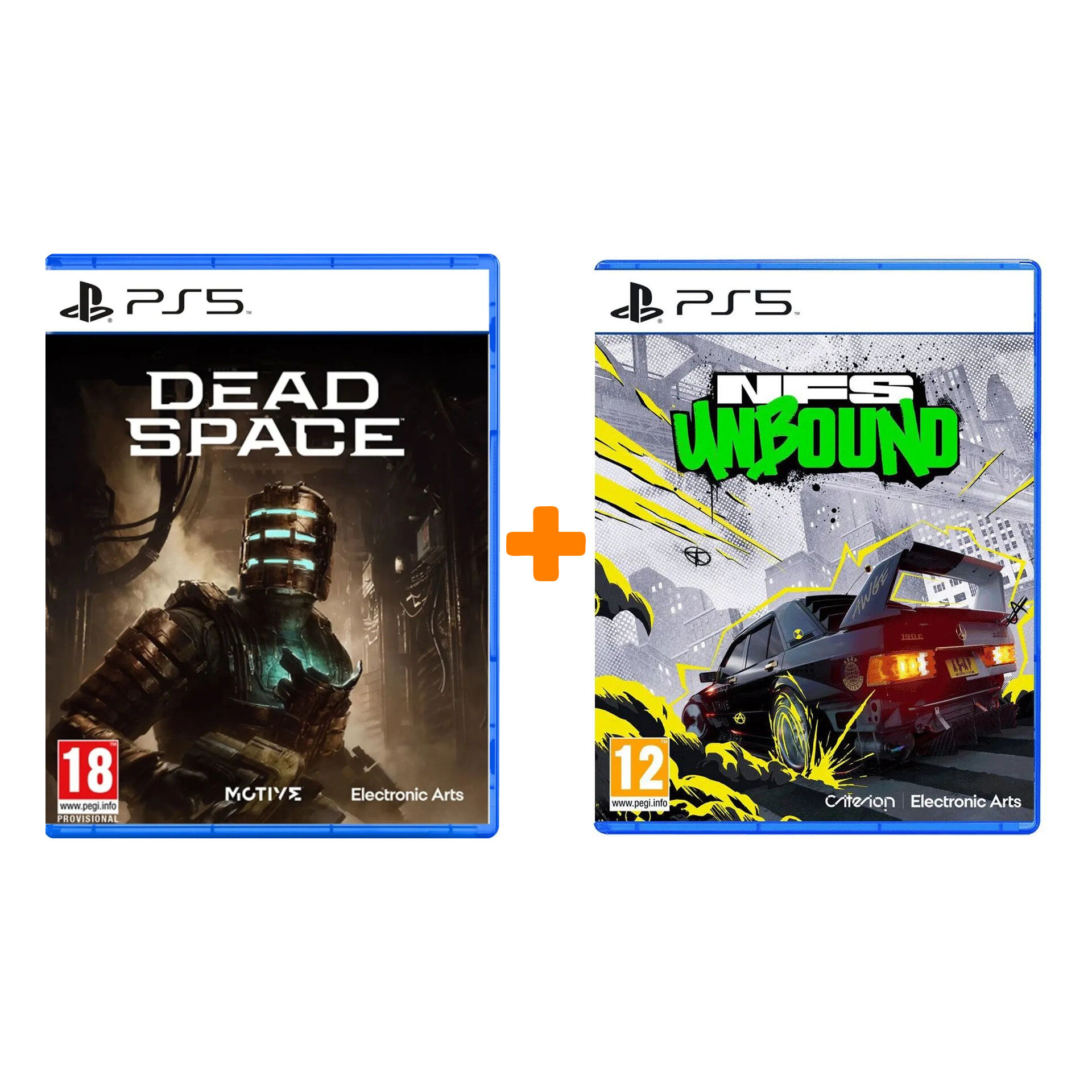 Набор Dead Space Remake [PS5 английская версия] + Need for Speed: Unbound [PS5 английская версия]