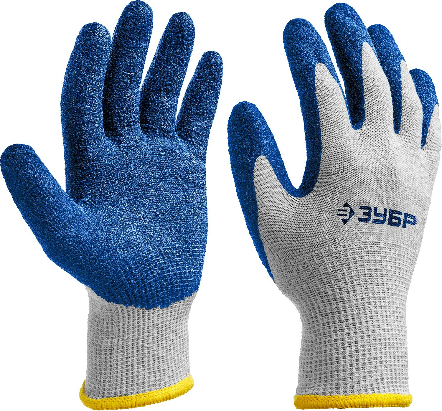 ЗУБР захват, текстурированное покрытие, размер S-M, перчатки с нитриловым обливом, Профессионал (11457-S) - фотография № 4