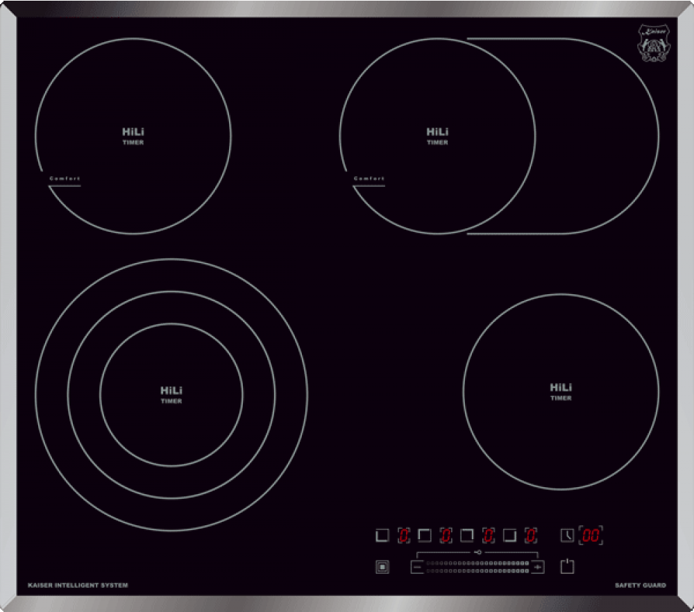Электрическая варочная панель KAISER KCT 6715 F, чёрный
