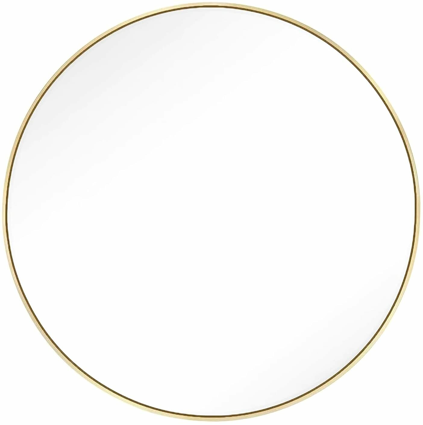 Зеркало в золотой раме LaMrror Prime Gold диаметр 600мм - фотография № 3