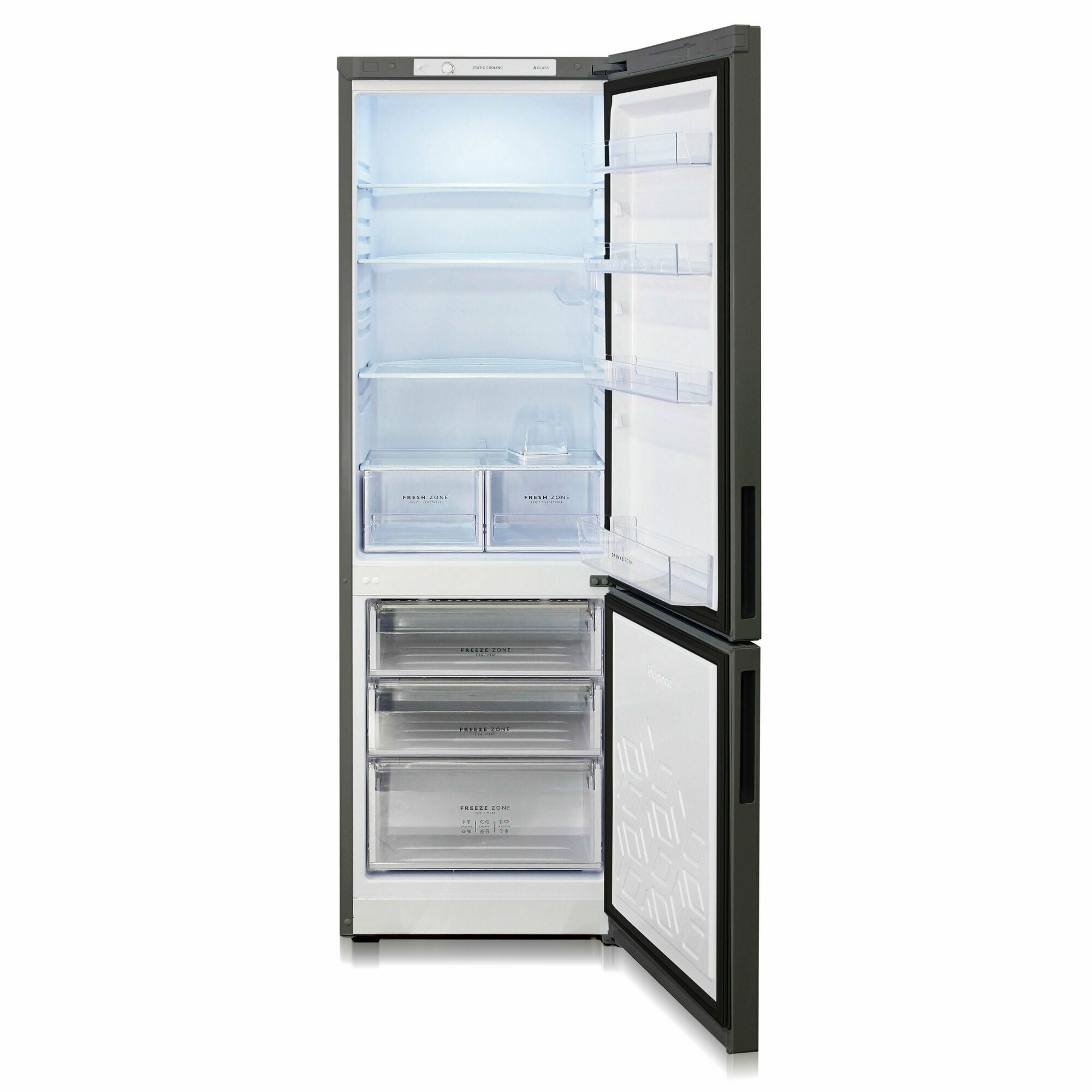 Холодильник Бирюса двухкамерный белый - фото №3