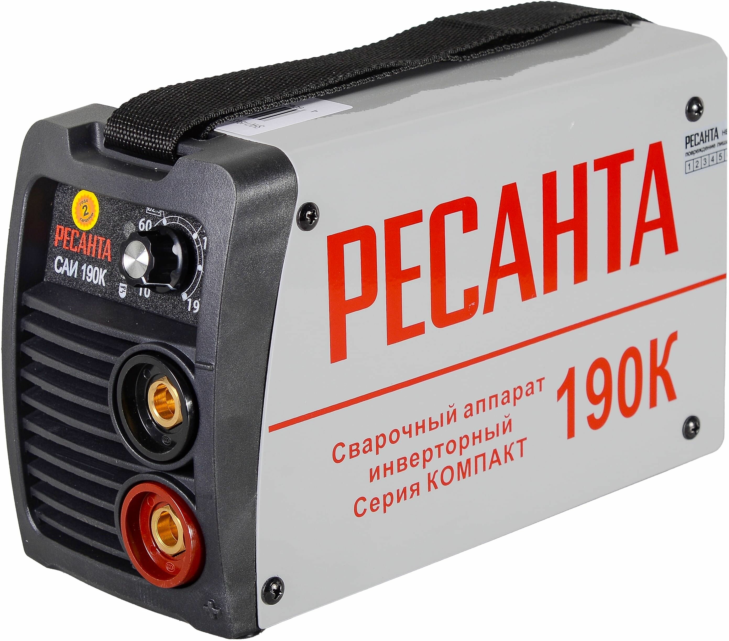 Сварочный аппарат инверторный Ресанта САИ-190К (ММА, 190А, ПВ - 70%)