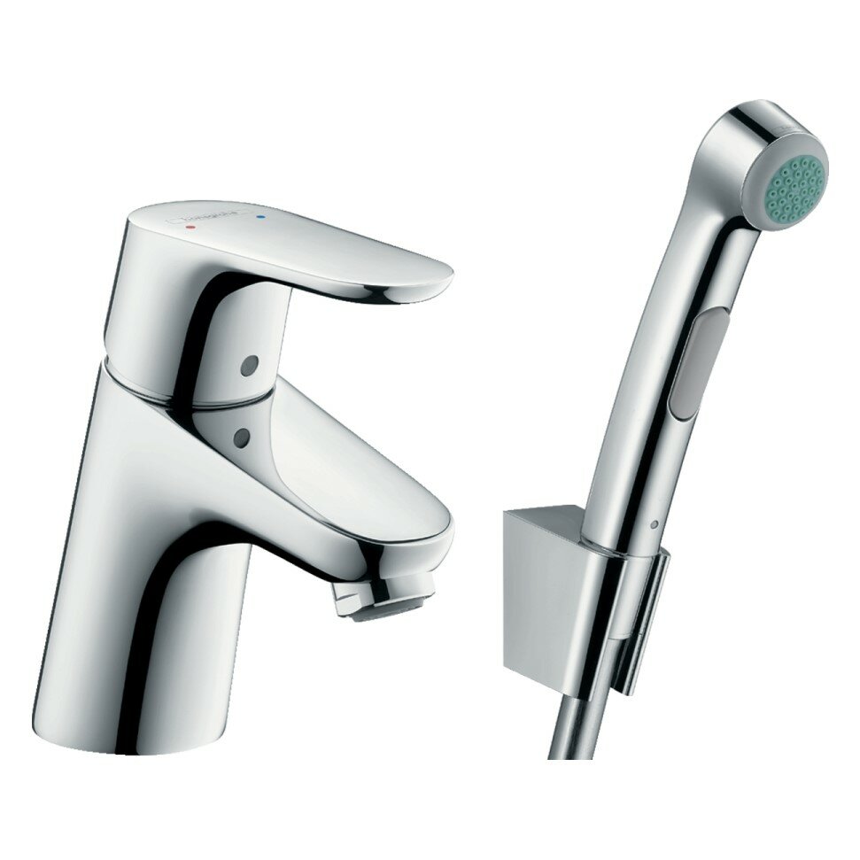 Смеситель для раковины с гигиеническим душем Hansgrohe Focus E2 31926000