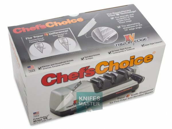 Электрическая ножеточка Chef's Choice Trizor CC-15XV - фотография № 4