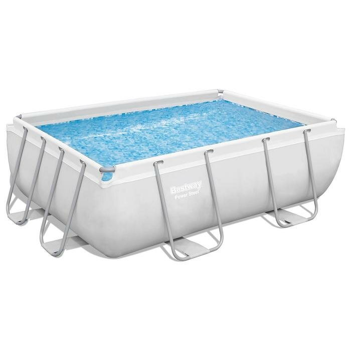 Bestway Бассейн каркасный Frame Pool Set, 282 х 196 х 84 см, фильтр-насос, 56629 Bestway