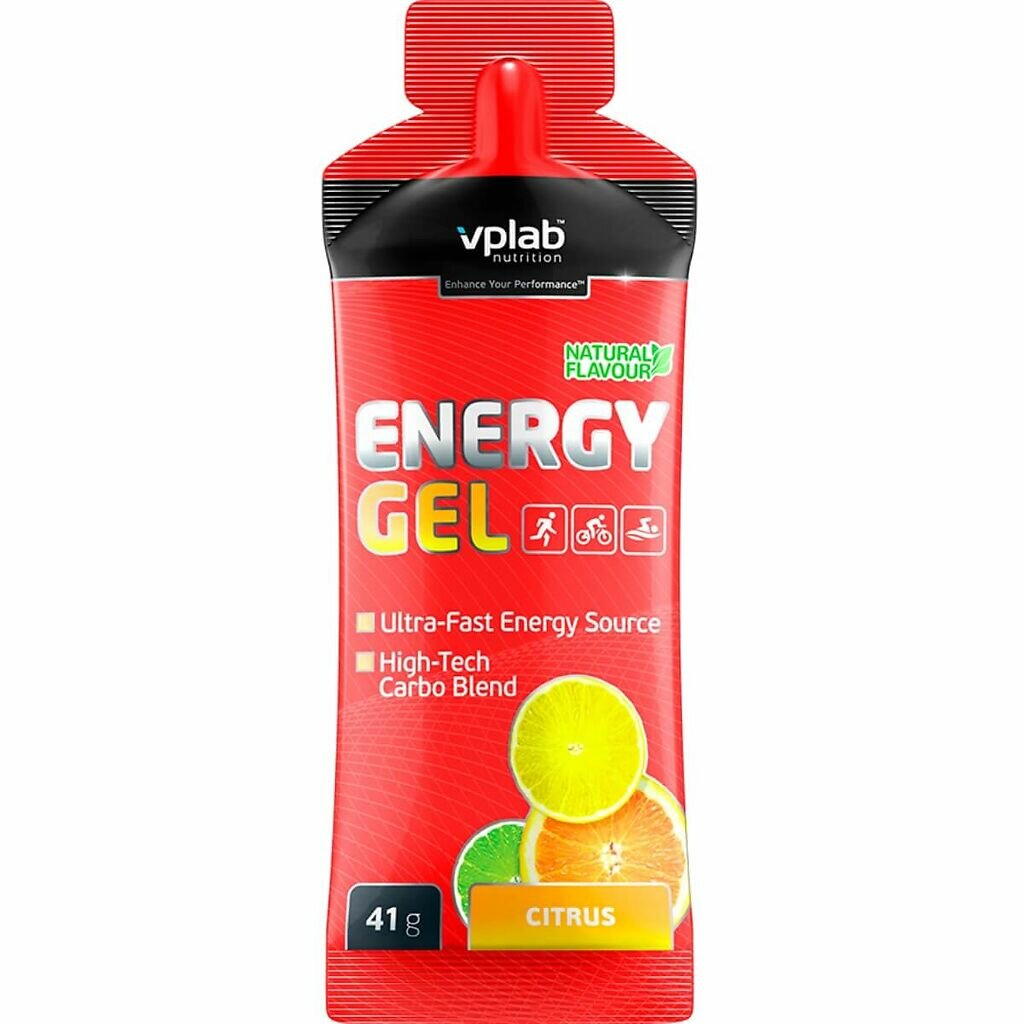 Vplab Energy gel Гель энергетический цитрус, 41 г