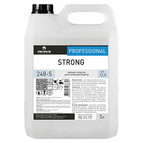 Средство моющее для пароконвектоматов 5л PRO-BRITE STRONG щелочное ш/к 78757