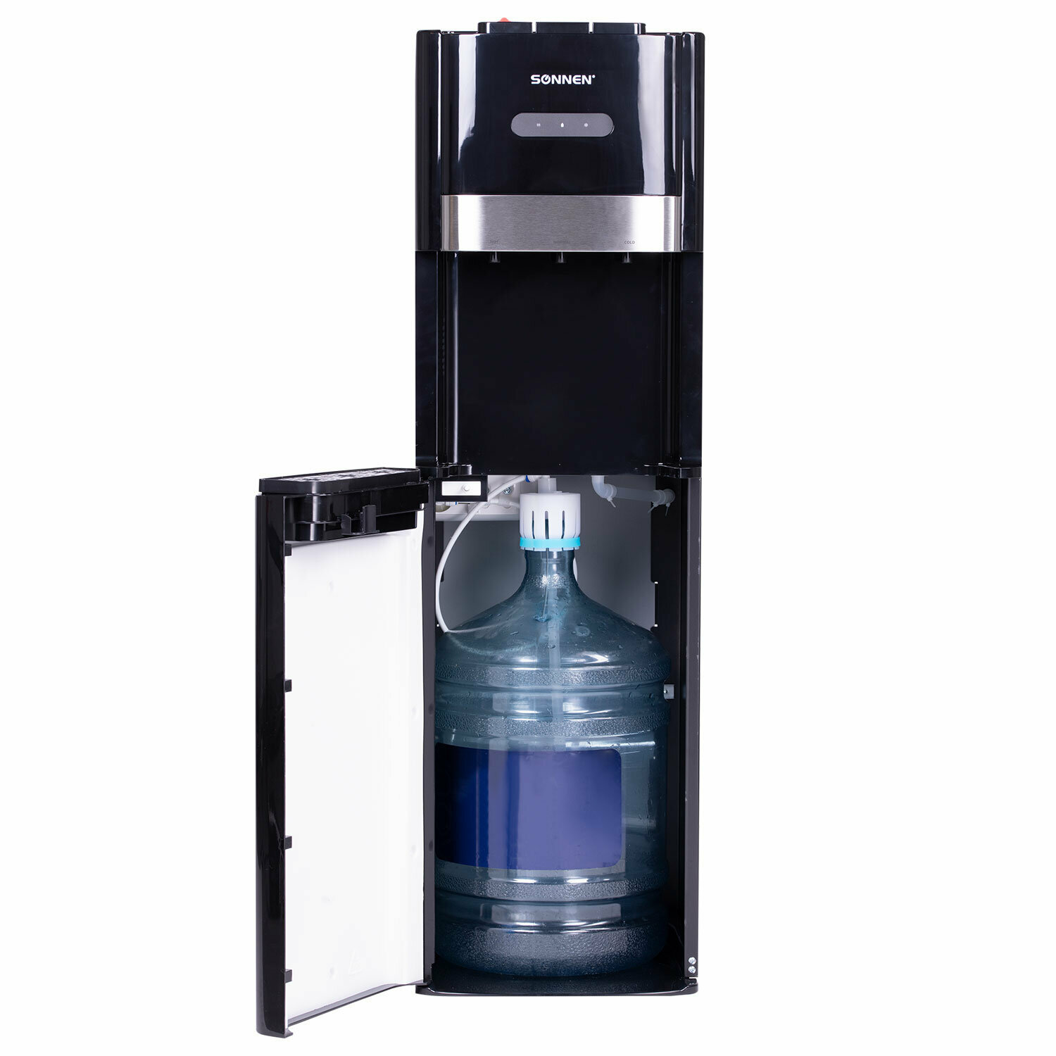 Кулер для воды SONNEN FSE-03B, напольный, нагрев/охлаждение, нижняя загрузка, 3 крана, черный, 454998 - фотография № 18
