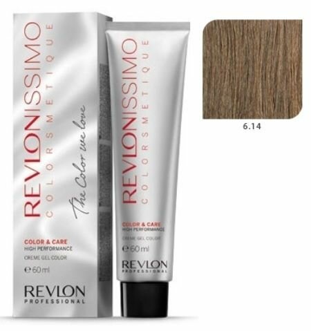 Revlon Professional Revlonissimo Colorsmetique Краска для волос оттенок 6-14 (темный блондин пепельно-медный)