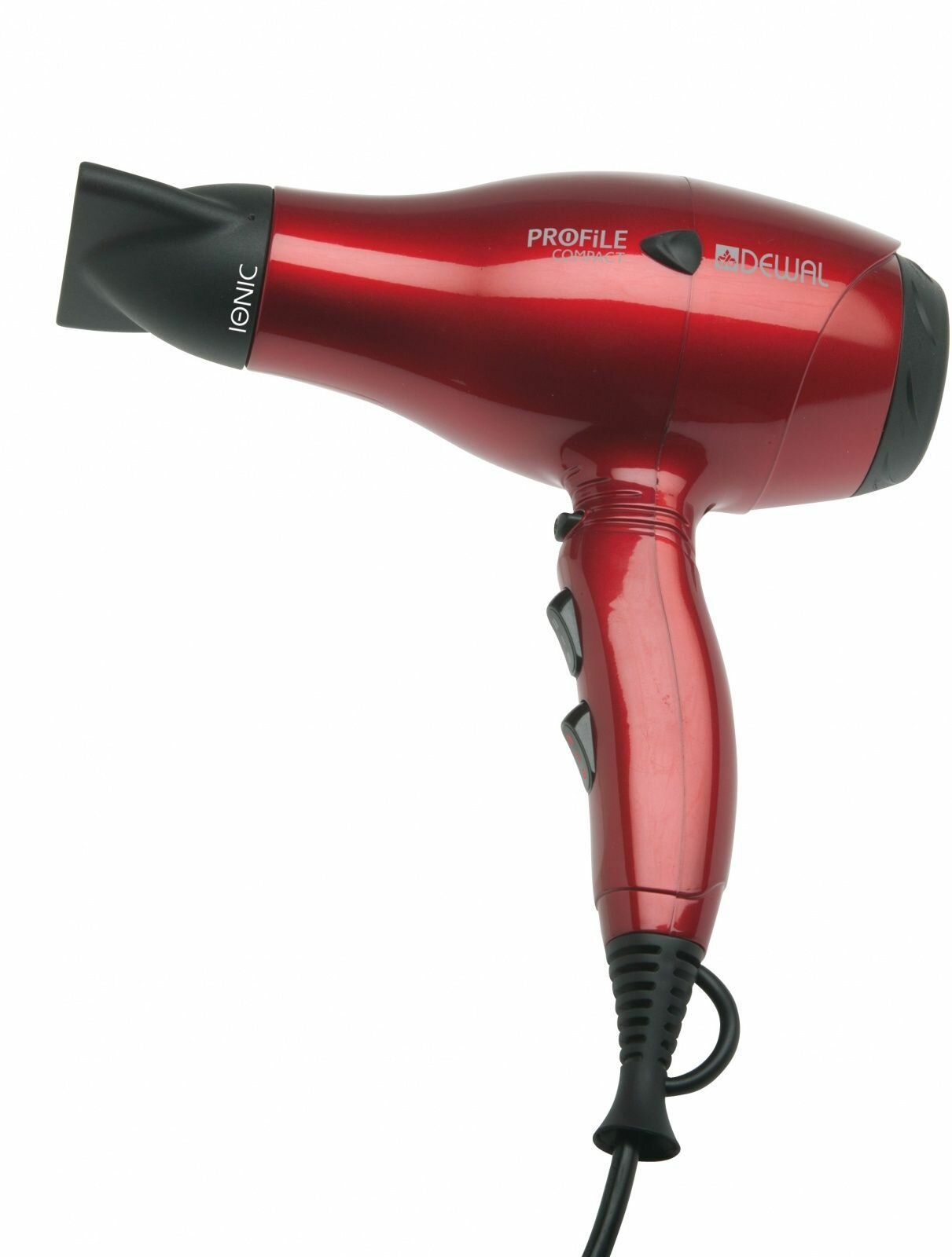 Фен для волос Dewal Profile Compact 03-119 Red система ионизации 2000 Ватт