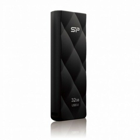 Флешка 32Gb Silicon Power Blaze B20, USB 3.0, Черный SP032GBUF3B20V1K