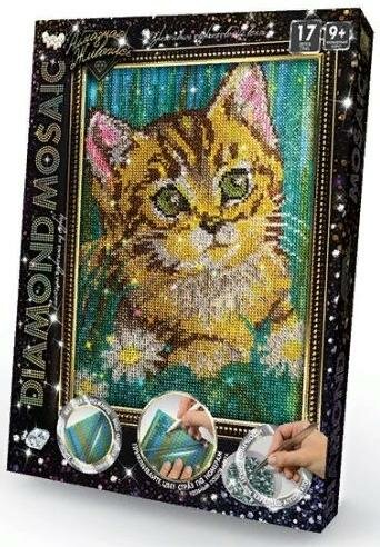 Diamond Mosaic малый Котёнок, набор для креативного творчества Данко-Тойс DM-02-06