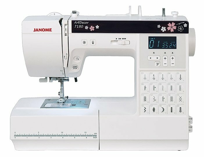 Компьютерная швейная машина Janome ArtDecor 7180