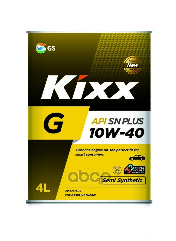 KIXX Масло Моторное Kixx G1 Plus Sn 10w-40 Полусинтетическое 4 Л L210944tr1