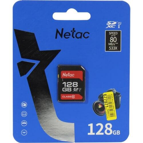 SD карта Netac NT02P600STN-128G-R