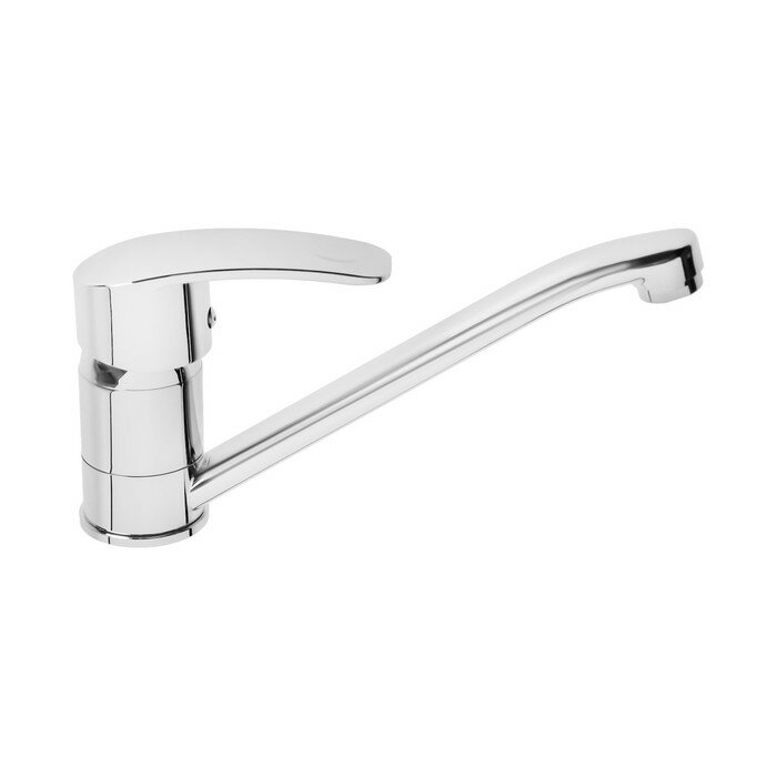 фото Смеситель для кухни "СоюзКран" 566-005, однорычажный, длина излива 250 мм, цинк, хром